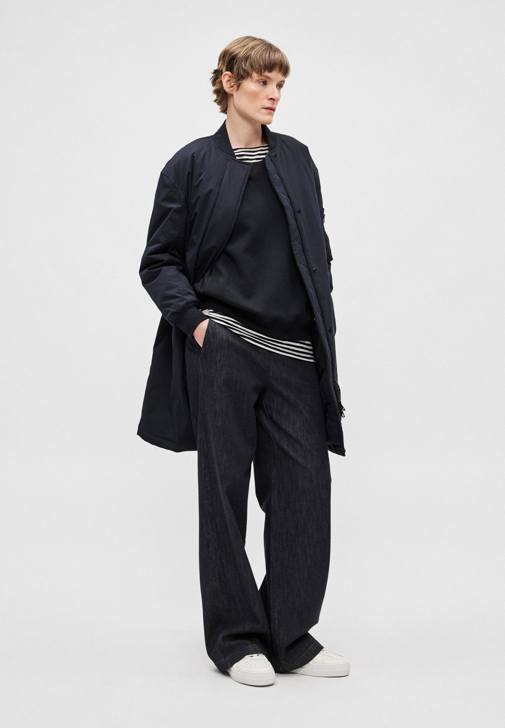 Marc O'Polo COAT LIGHT PADDED DETAILS WELTS
