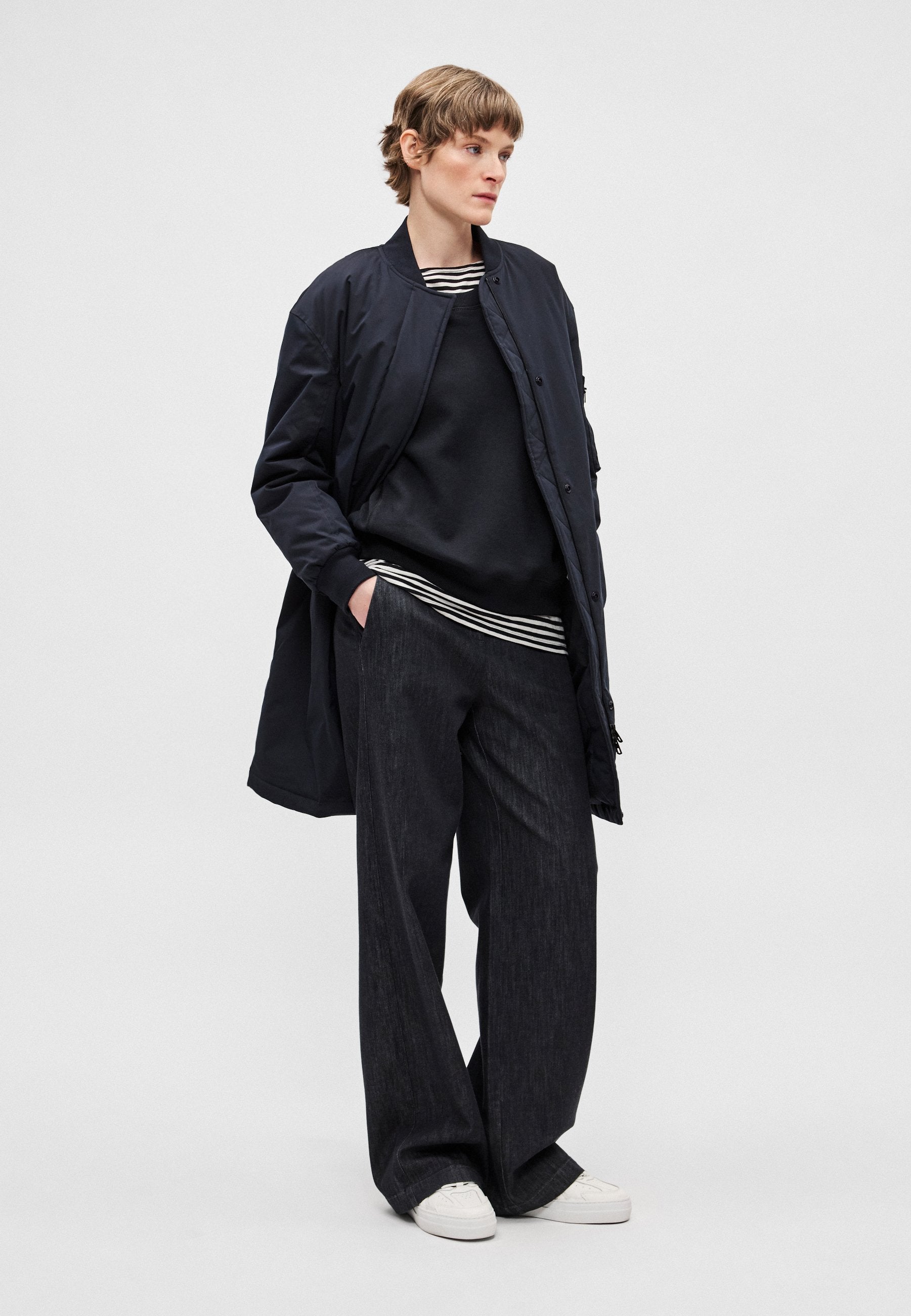 Marc O'Polo COAT LIGHT PADDED DETAILS WELTS