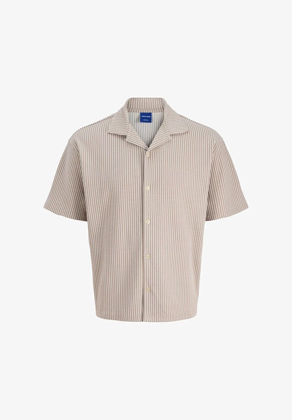 Jack & Jones FLY-AWAY KRAGEN - Shirt - mocha meringue
