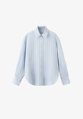 Mango ADULT - Button-down blouse - blue