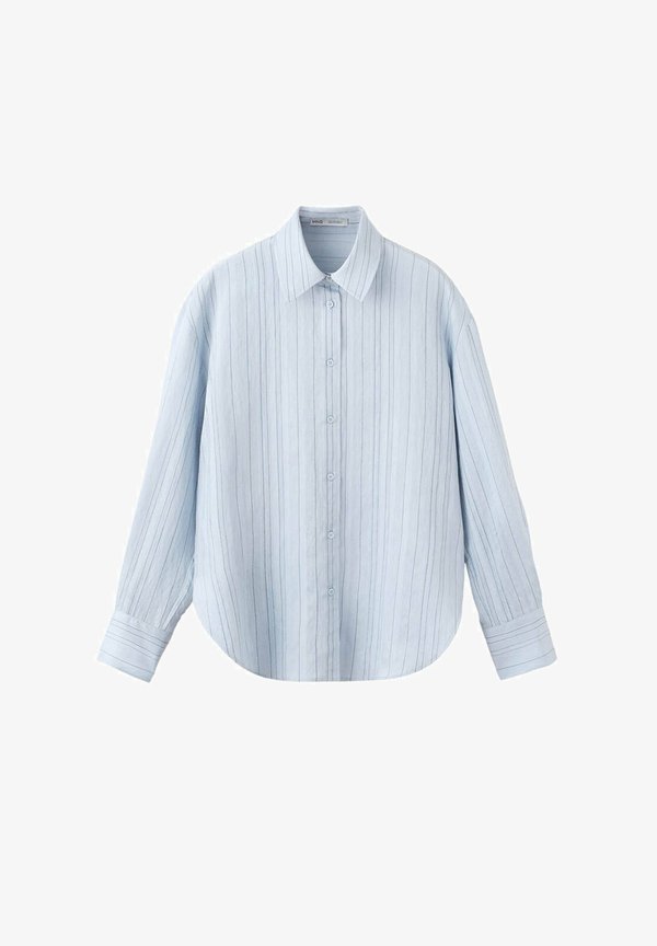 Mango ADULT - Button-down blouse - blue