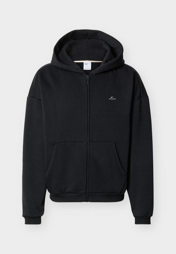 Nike Performance STANDARD ISSUE ZIP-JACKET - Zip-up sweatshirt - black/pale ivory
