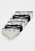 Puma WOMEN HIPSTER 6 PACK - Hipsters - white/grey/black