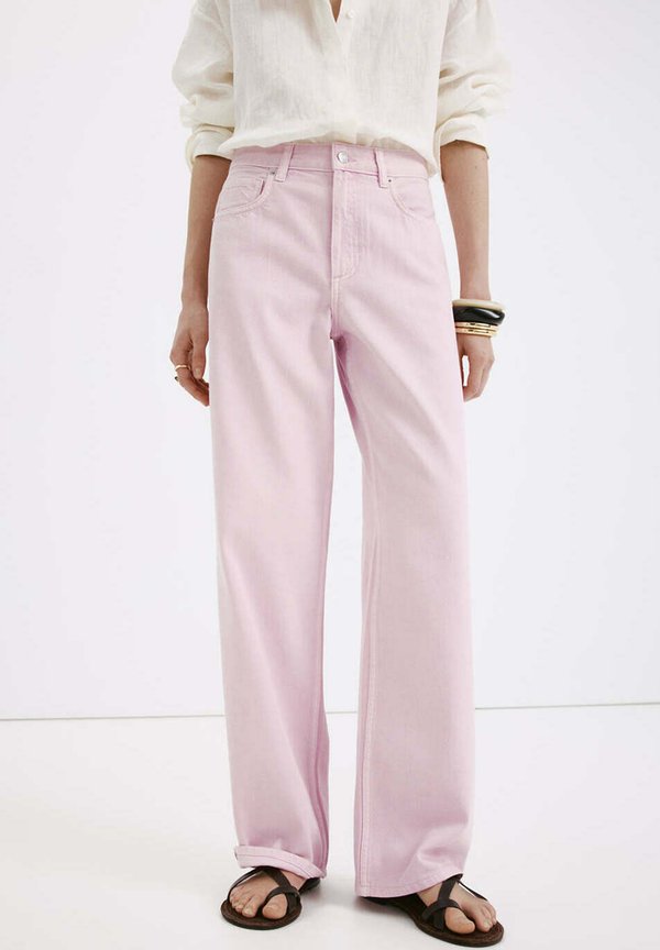 Mango ADULT - Relaxed fit jeans - pink