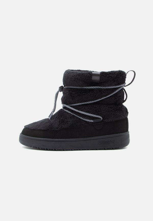 Puma Winter boots - black/flat dark gray