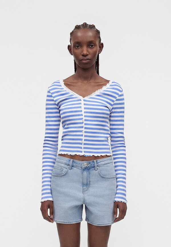 ONLY ONLPHINE  - Denim shorts - light blue denim