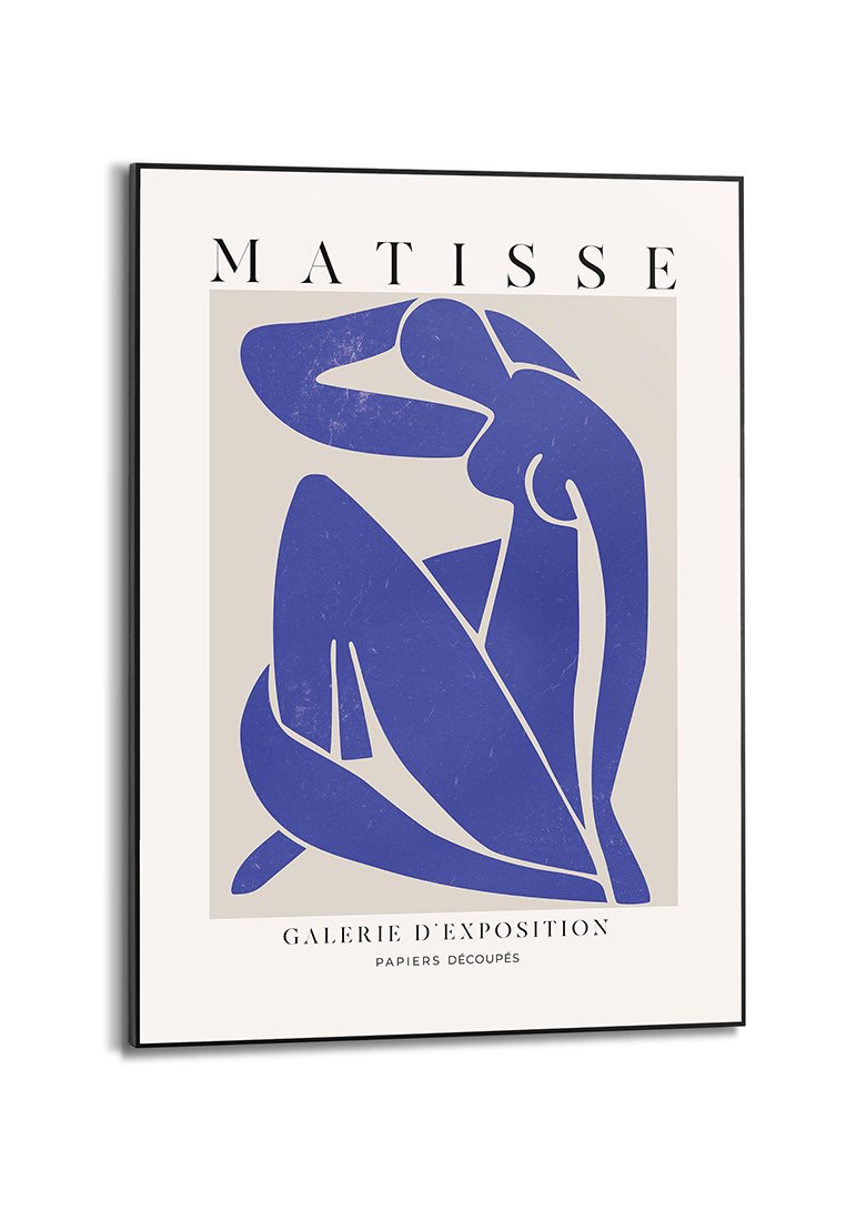 Orange Wallz BLUE MATISSE FIGURE