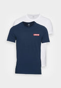 Levi's® 2 PACK - Basic T-shirt - babytab white/dress blues