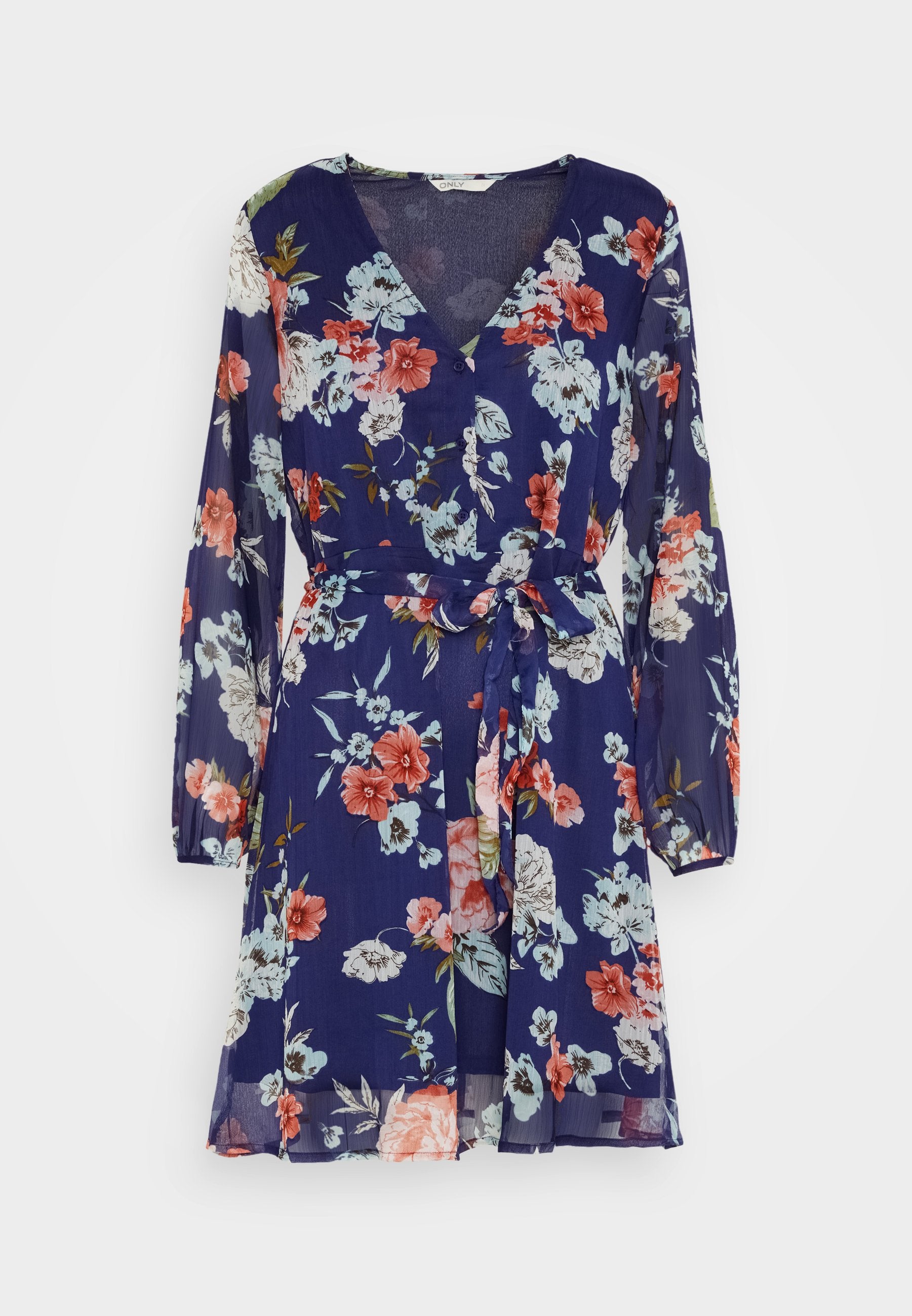 ONLSAGA V NECK BUTTON DRESS Media 1