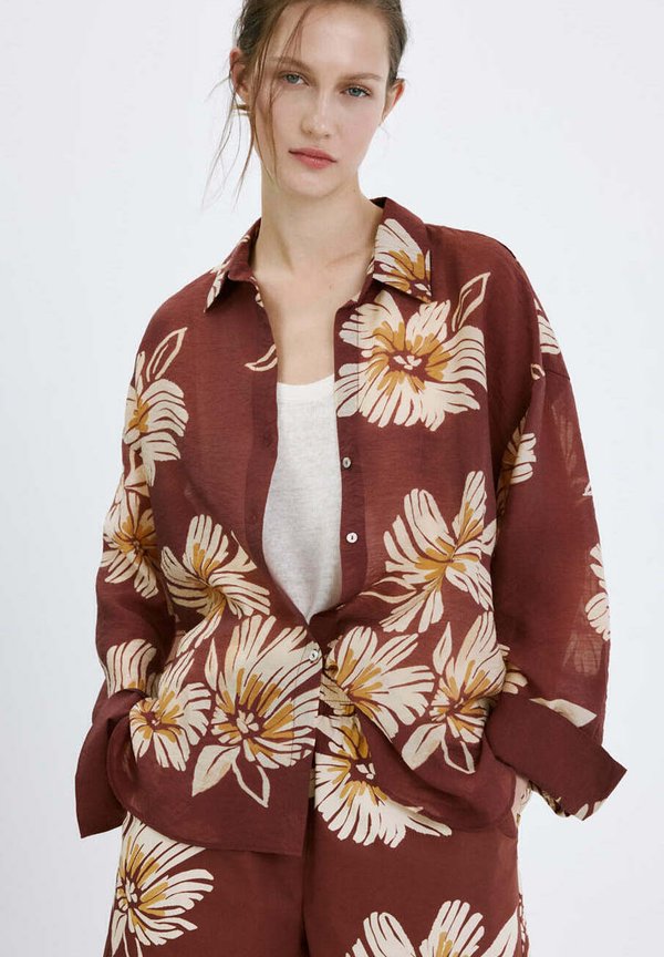 Mango ADULT - Blouse - bordeaux