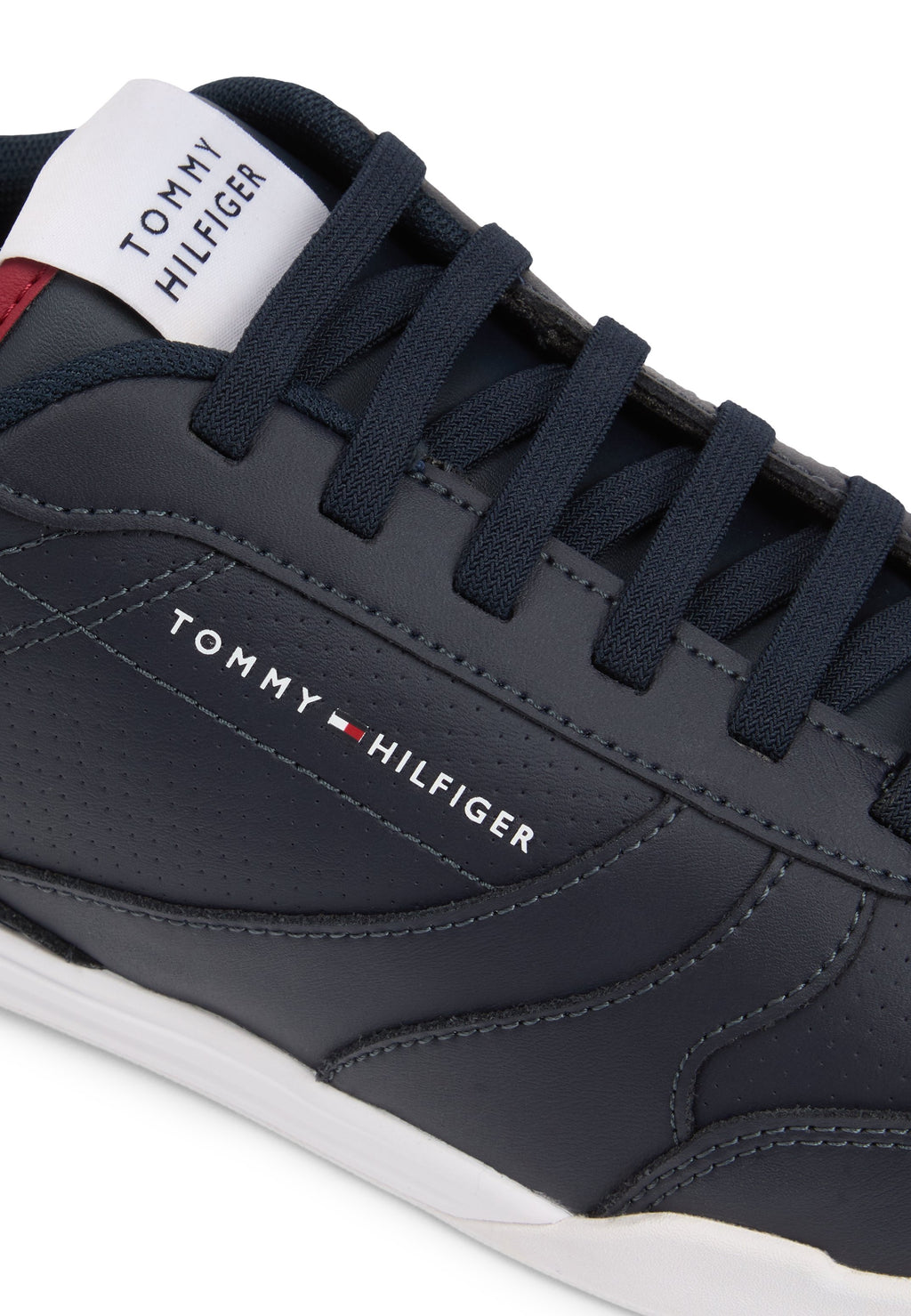 CONTRAST HEEL TRAINERS WITH LEATHER Media 6