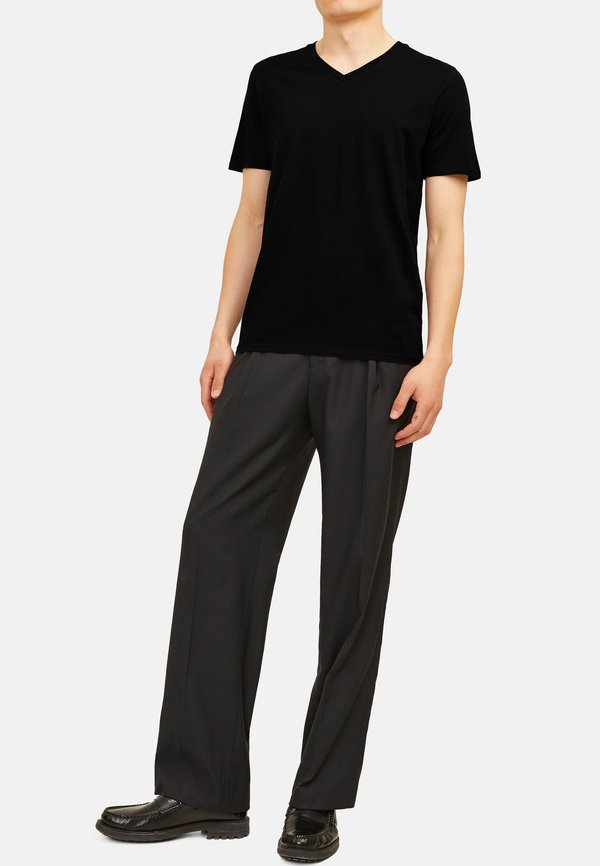 Jack & Jones 4ER PACK KURZARM - Undershirt - schwarz