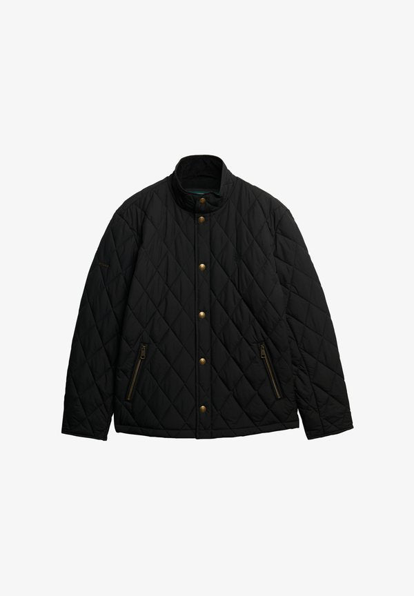 Superdry & Co QUILTED ESTATE COUNTRY - Light jacket - meteorite black