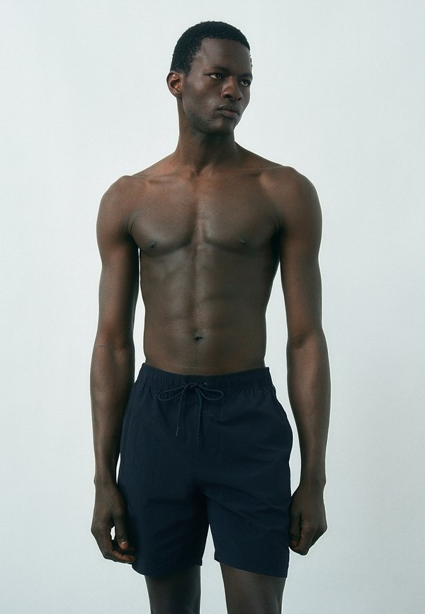 Tommy Hilfiger TAPE LONG DRAWSTRING - Swimming shorts - desert sky