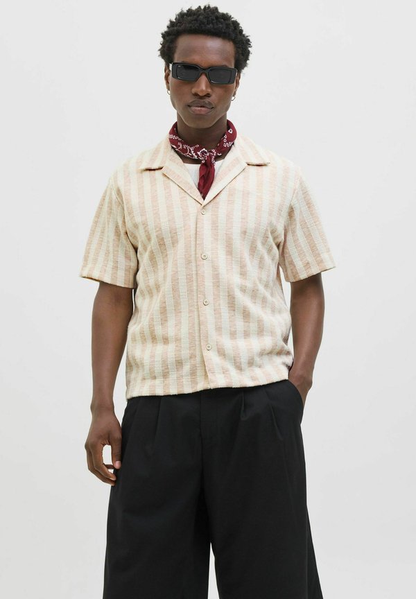 Jack & Jones Resort Relaxed Fit - Shirt - mocha meringue