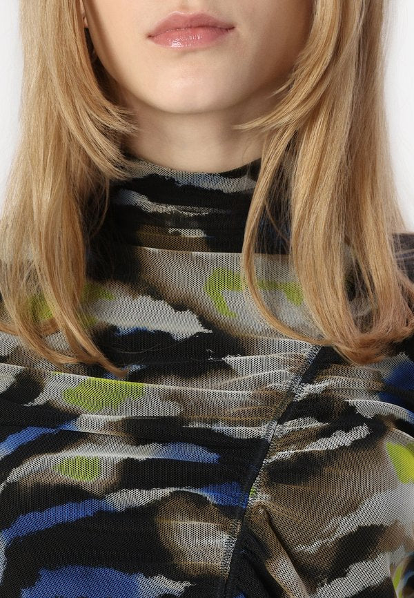 DKNY PRNT MOCK