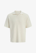 Jack & Jones Knitted Knitted - Polo shirt - beige