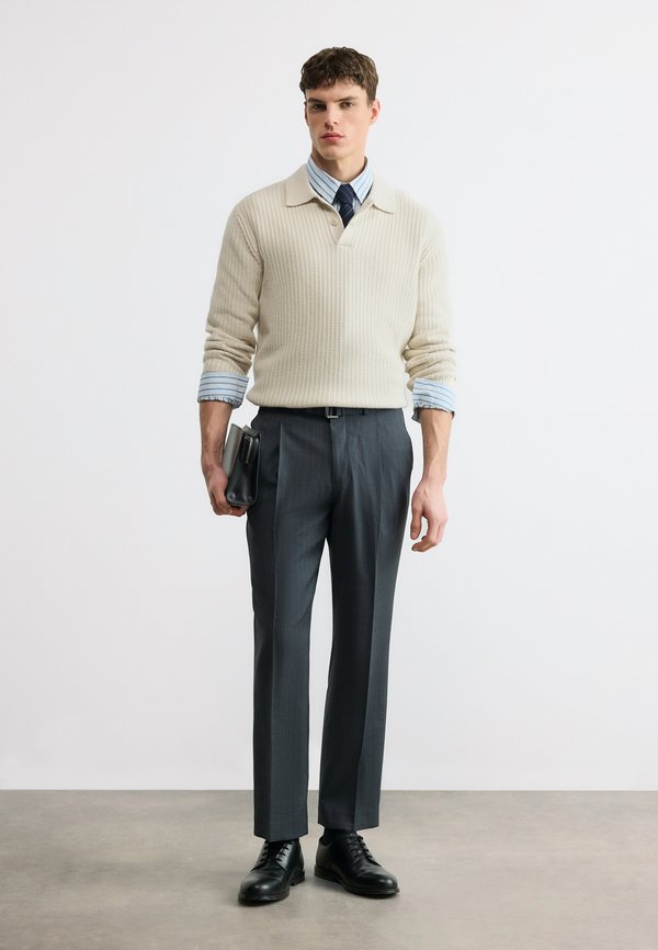 Calvin Klein STRAIGHT PINSTRIPE BELTED