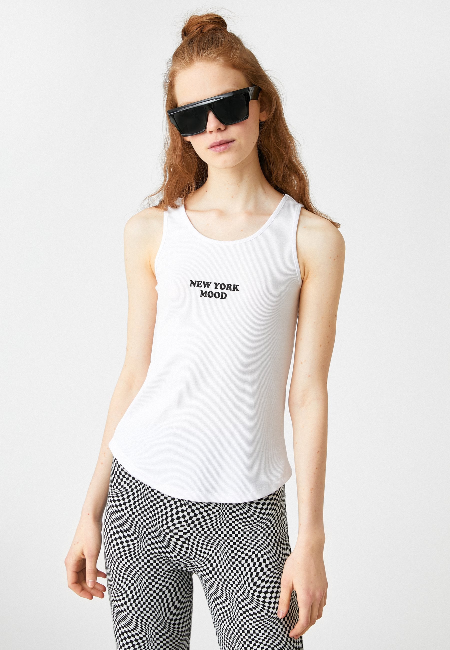 Koton U NECK PRINTED