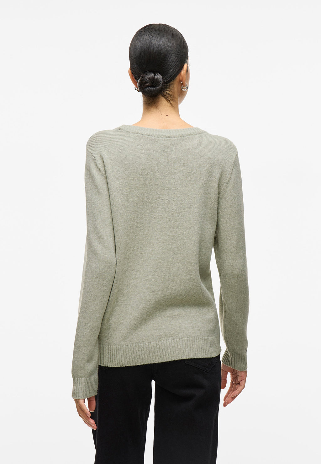 VILA VIRIL O-NECK L/S KNIT TOP - NOOS
