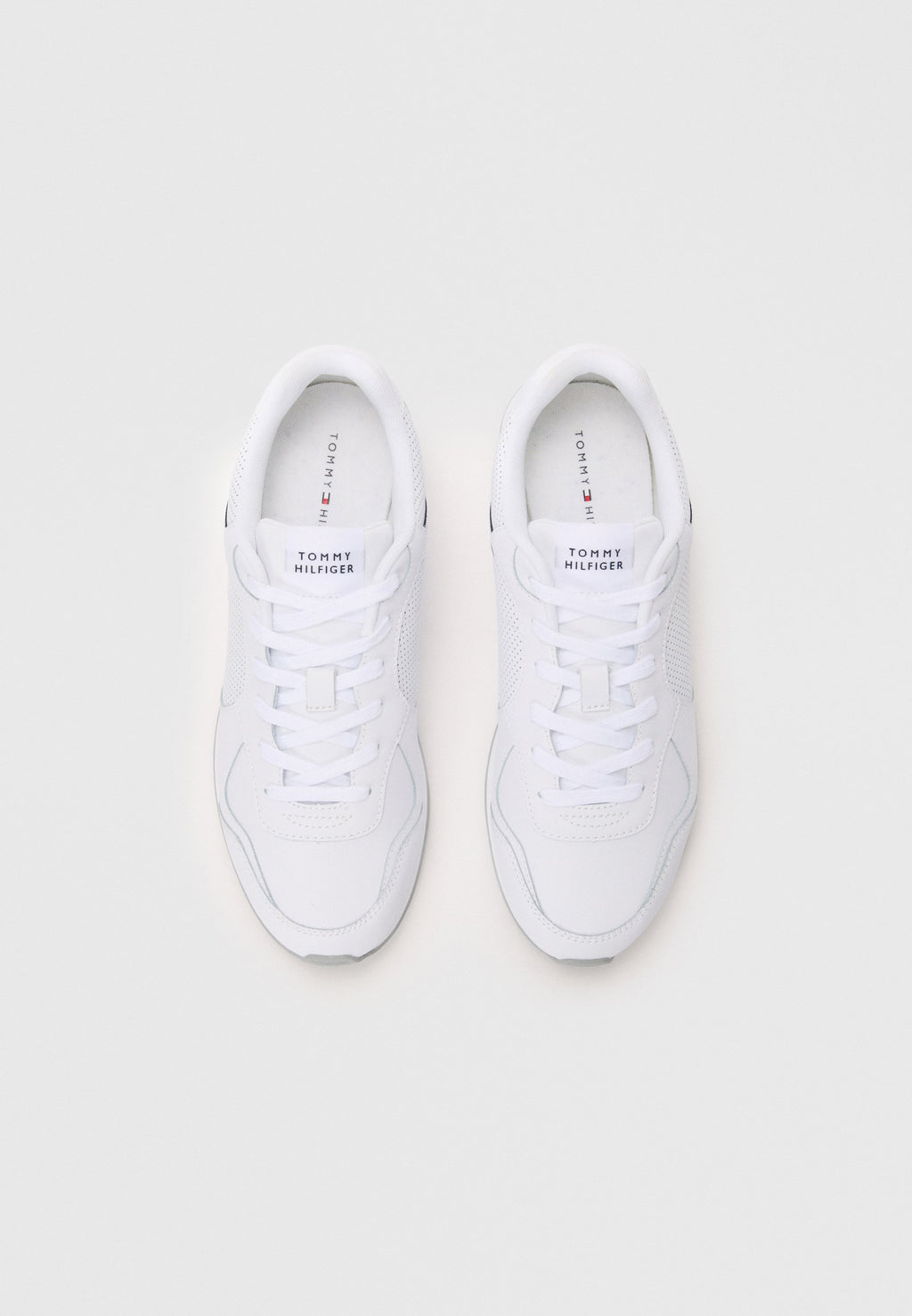 Tommy Hilfiger SIGNATURE TAPE TRAINERS WITH LEATHER