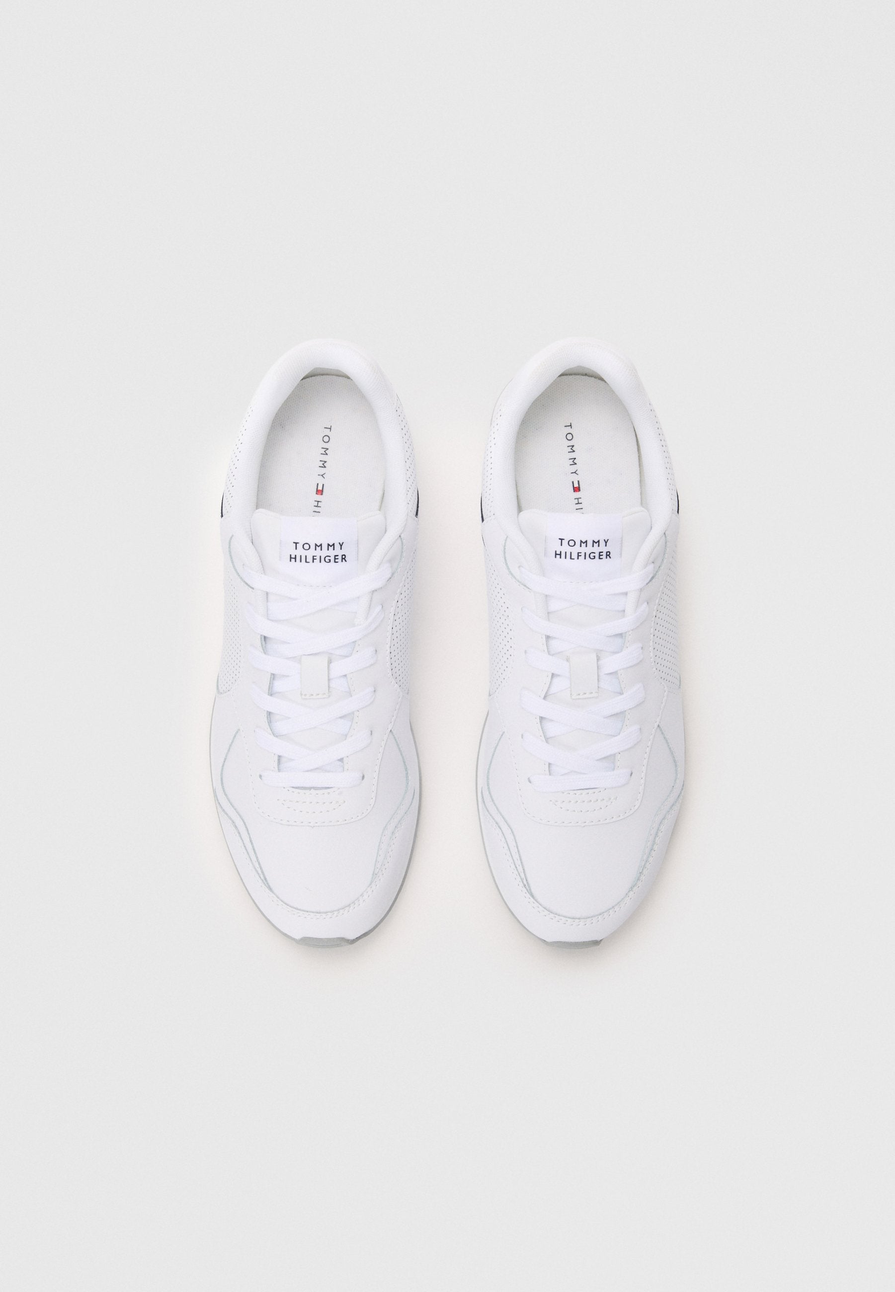 Tommy Hilfiger SIGNATURE TAPE TRAINERS WITH LEATHER