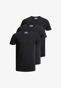 Jack & Jones 3 PACK O-NECK - Basic T-shirt - black/black/black