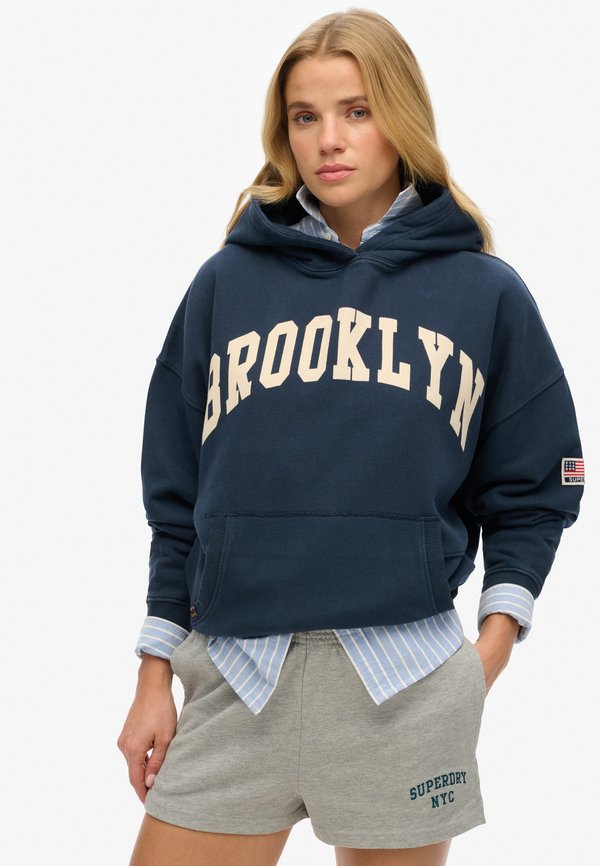 Superdry & Co ATHLETIC ESSENTIALS - Hoodie - richest navy