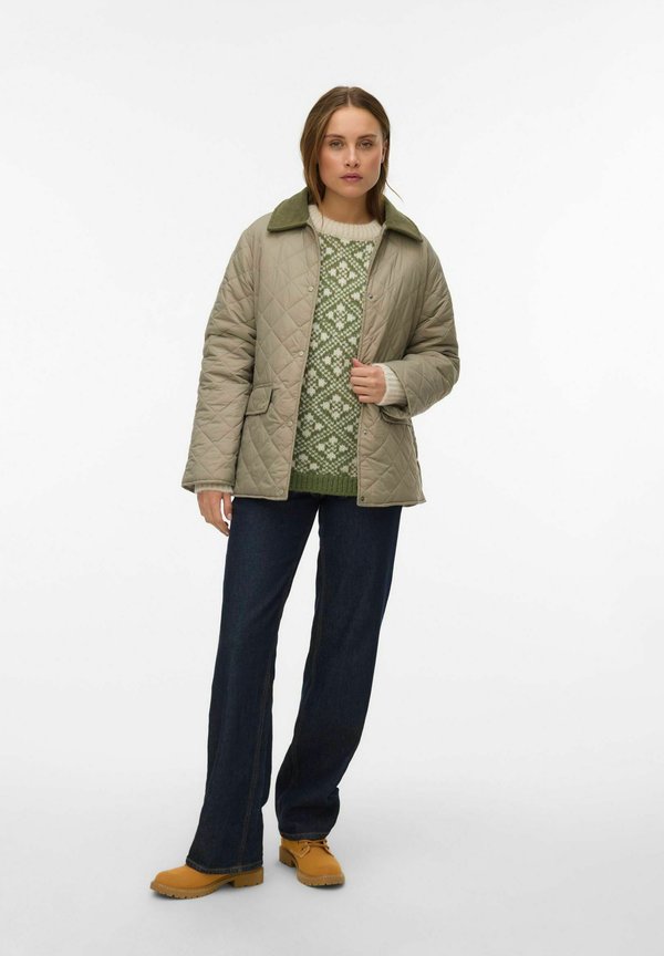 Vero Moda Quilted VMNOVA Quilted - Light jacket - laurel oak