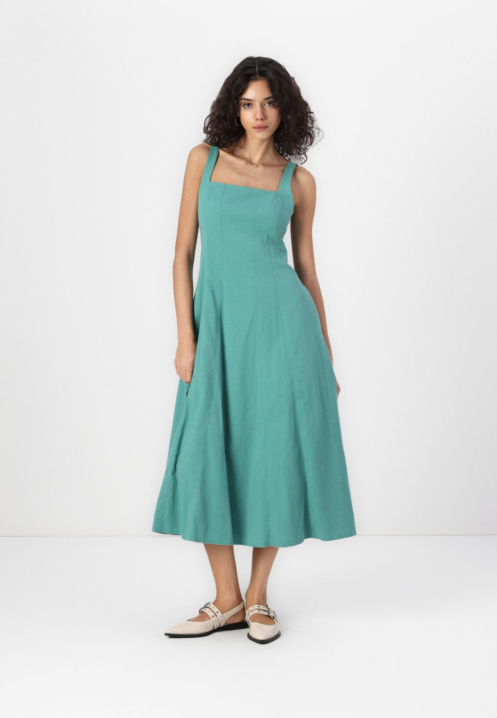 Abercrombie & Fitch The A&F Mila Midi Dress
