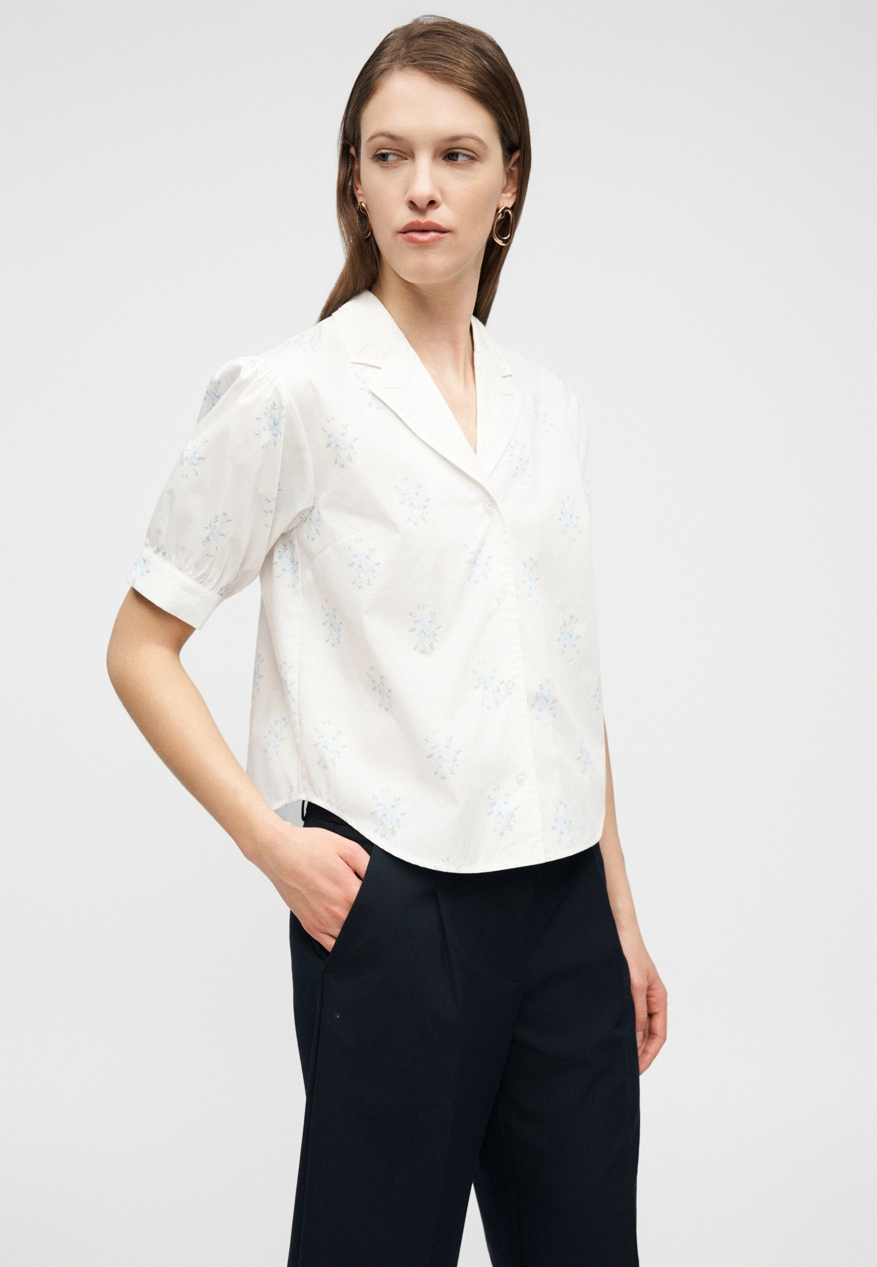 DESIGNERS REMIX FLORA COLLAR SHIRT