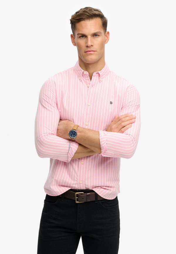 Superdry & Co PREPPY LONG SLEEVE  - Shirt - cali coral optic stripe