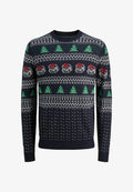 Jack & Jones Knitted X-mas Knitted - Jumper - sky captain