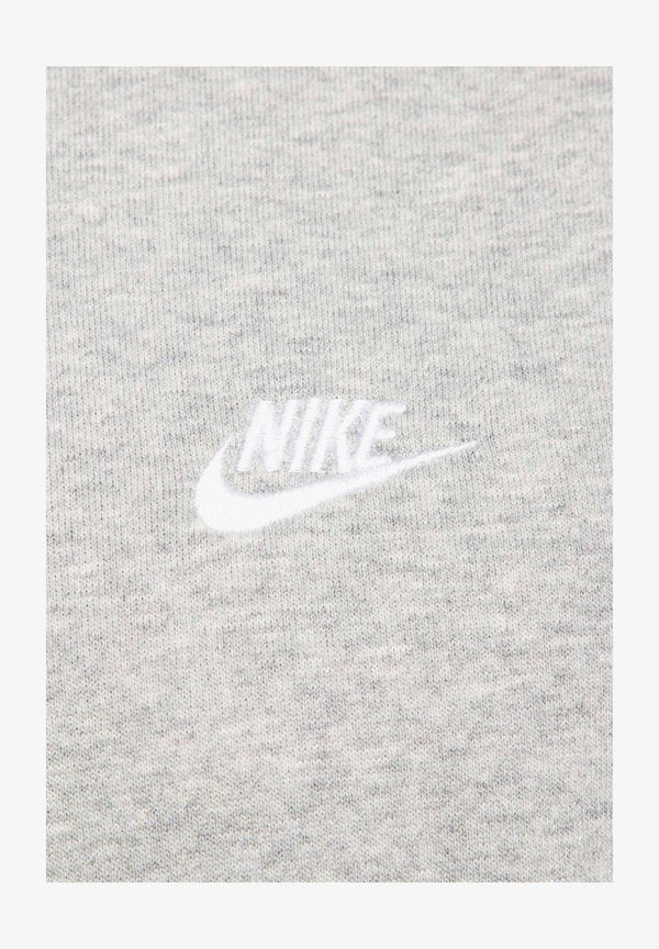 Nike Sportswear M NK CLUB FT PO HOODIE - Hoodie - dark grey heather light smoke grey white
