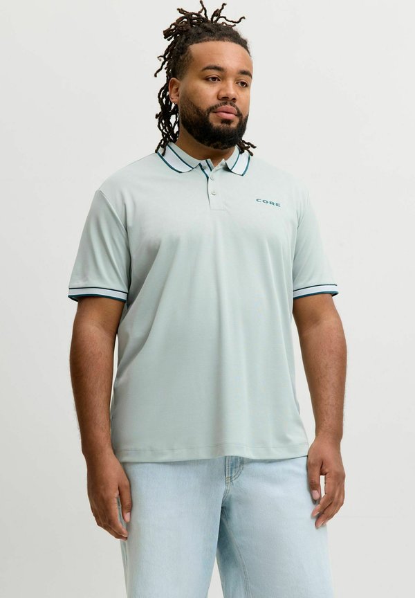Jack & Jones Plus Size - Polo shirt - aqua gray