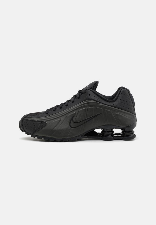 Nike Sportswear SHOX R4 UNISEX - Trainers - black/-bright crimson