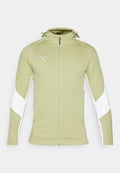 Puma HOODED JACKET - Zip-up sweatshirt - calming green/silver/white
