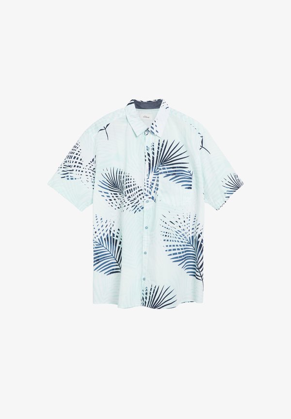 s.Oliver HEMD - Shirt - azurblau