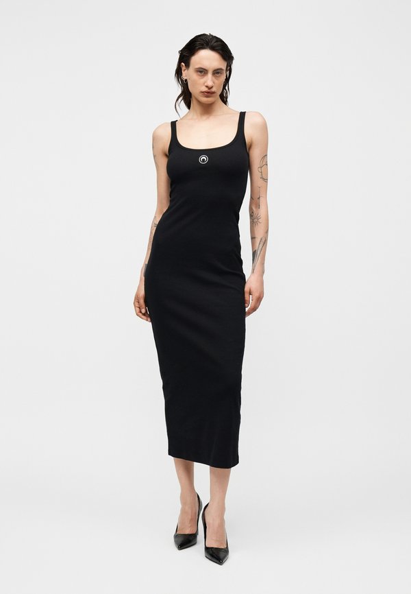 MARINE SERRE MOON LOGO LONG DRESS