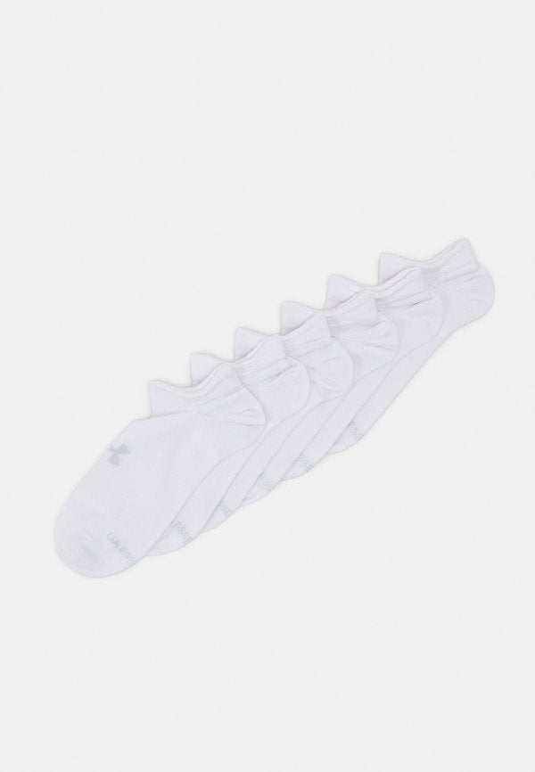 Under Armour ESSENTIAL - Sports socks - white/halo gray