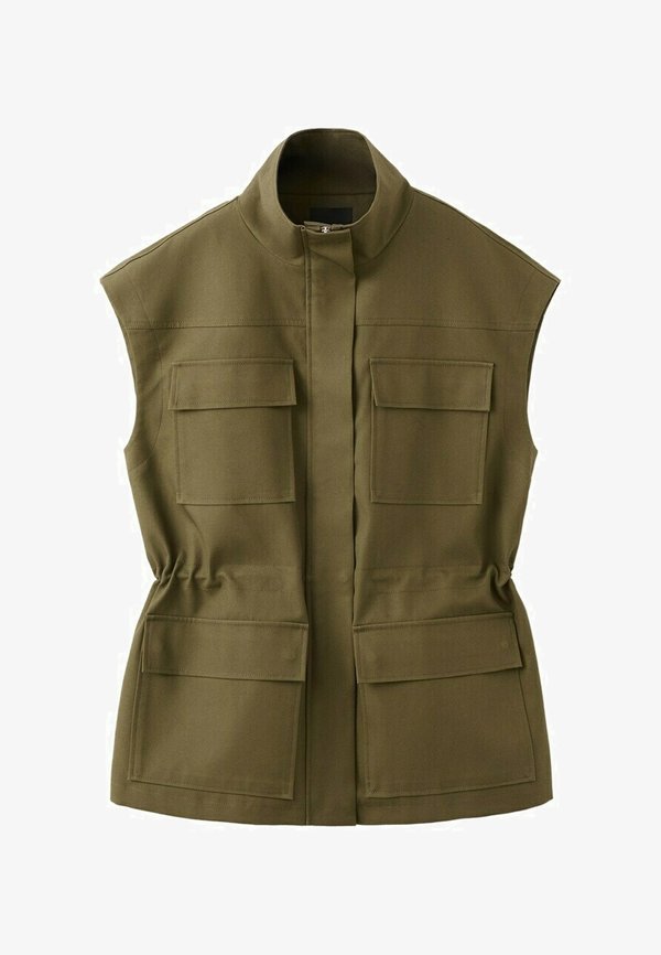 Mango Waistcoat - khaki