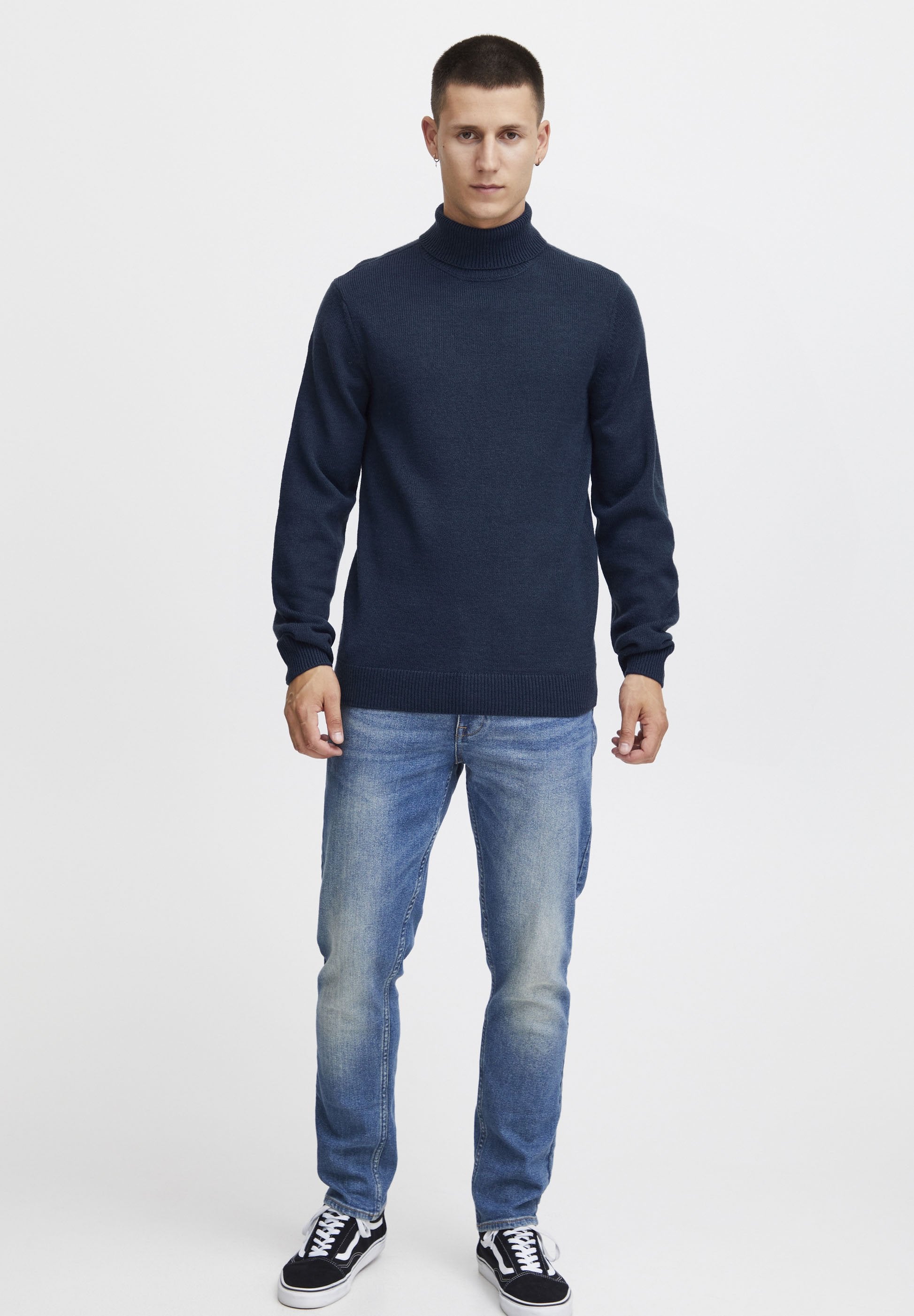 BHPULLOVER FINE KNIT ROLLNECK Media 2