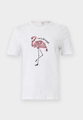 ONLY ONLKITA - Print T-shirt - bright white