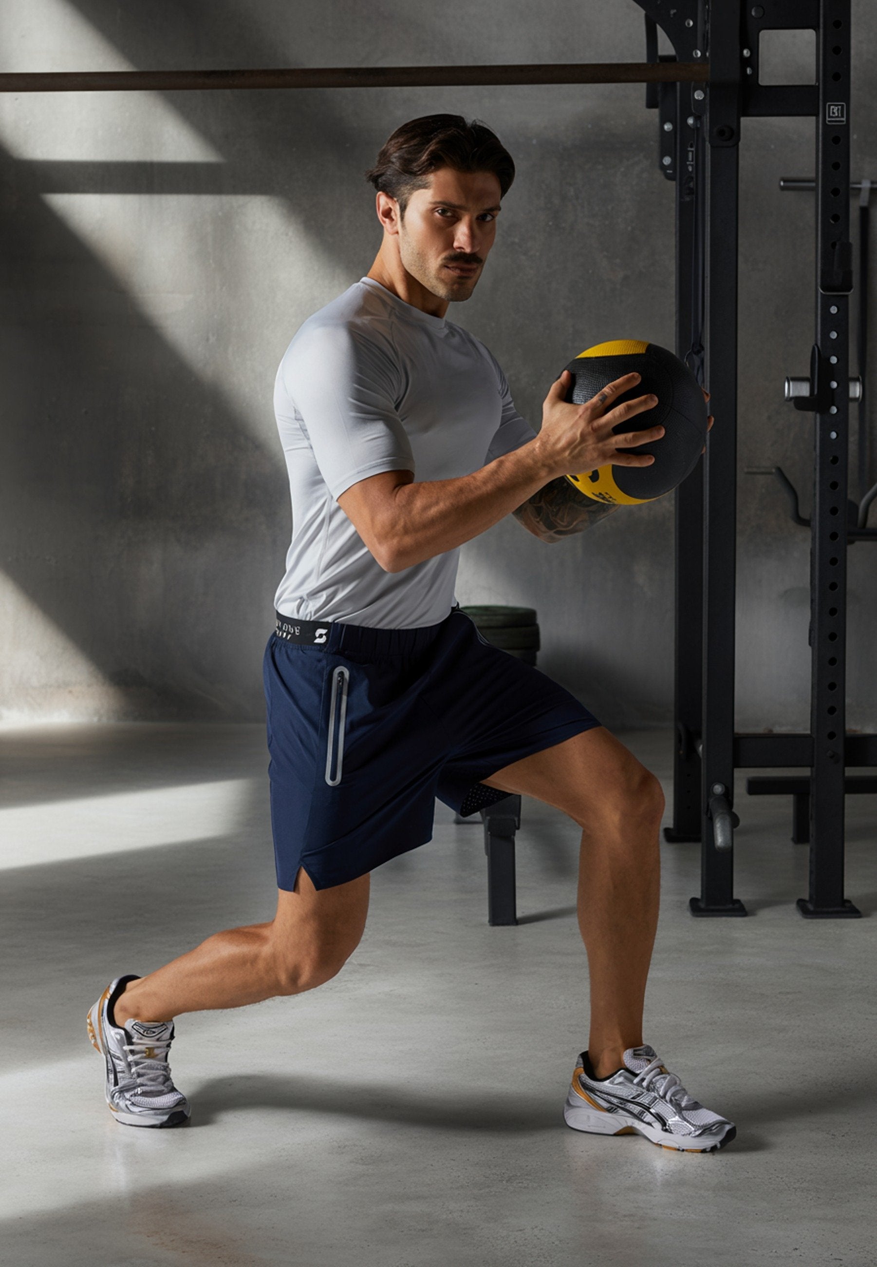 Pier One Sport REGULAR FIT SPORTS SHORTS WITH ZIP UP POCKETS