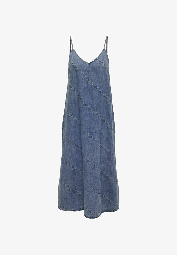 ONLY Denim ONLDIA Short - Denim dress - light blue denim