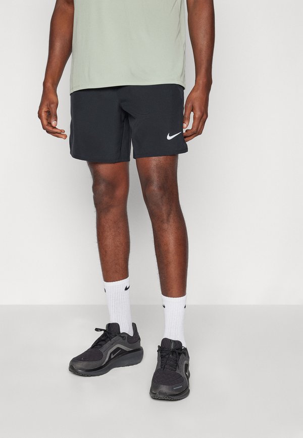 Nike Performance CHALLENGER SHORT - Sports shorts - black/reflective silver