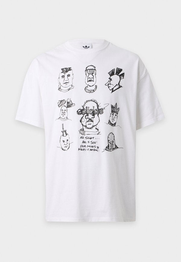 adidas Originals PETER MOORE TEE - Print T-shirt - white