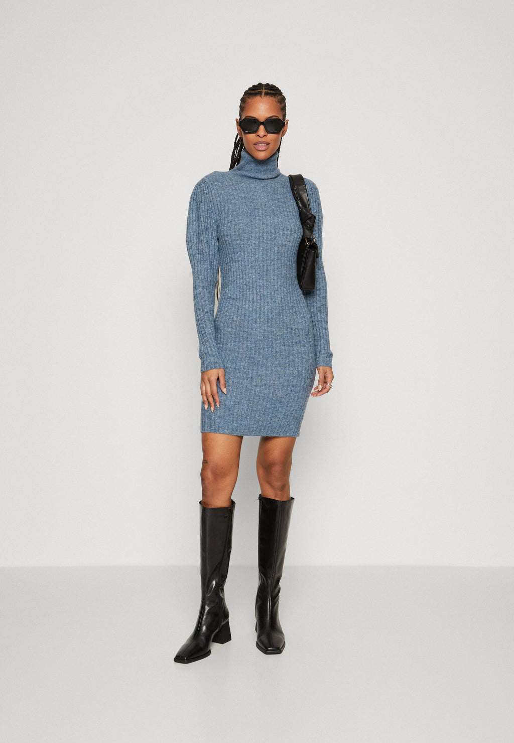 GAP PUFF MINI SWEATER DRESS