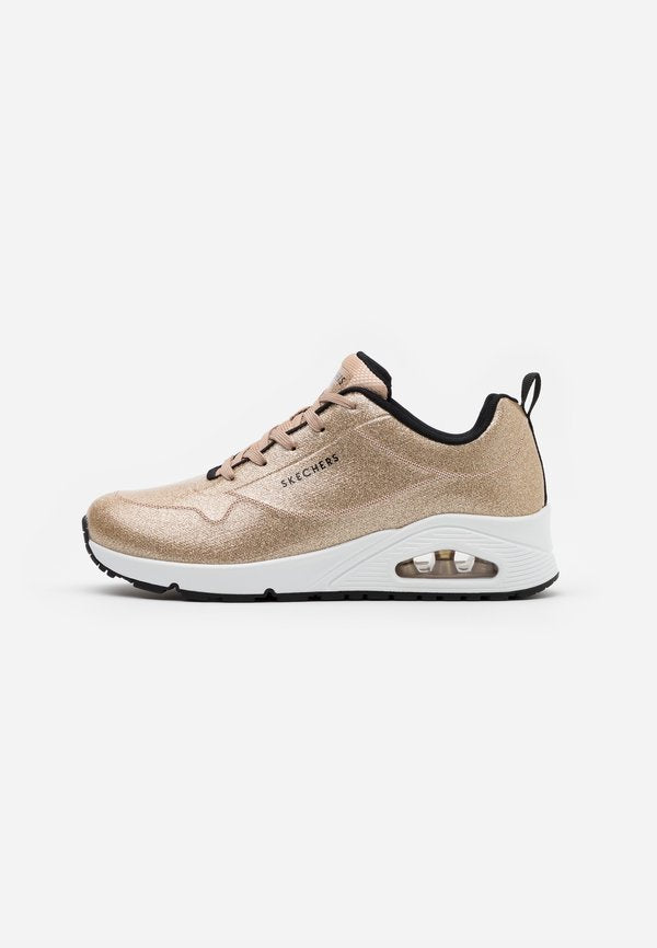 Skechers UNO - Trainers - champagne gold glitter hot melt