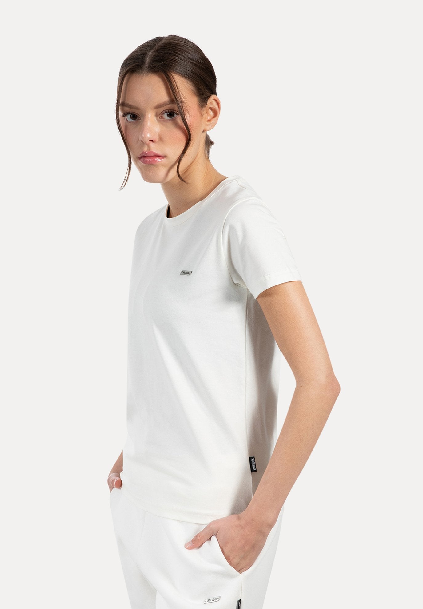 Smilodox BASIC TEE LAURENA-T_SHIRT_TOP (SHIRTS)
